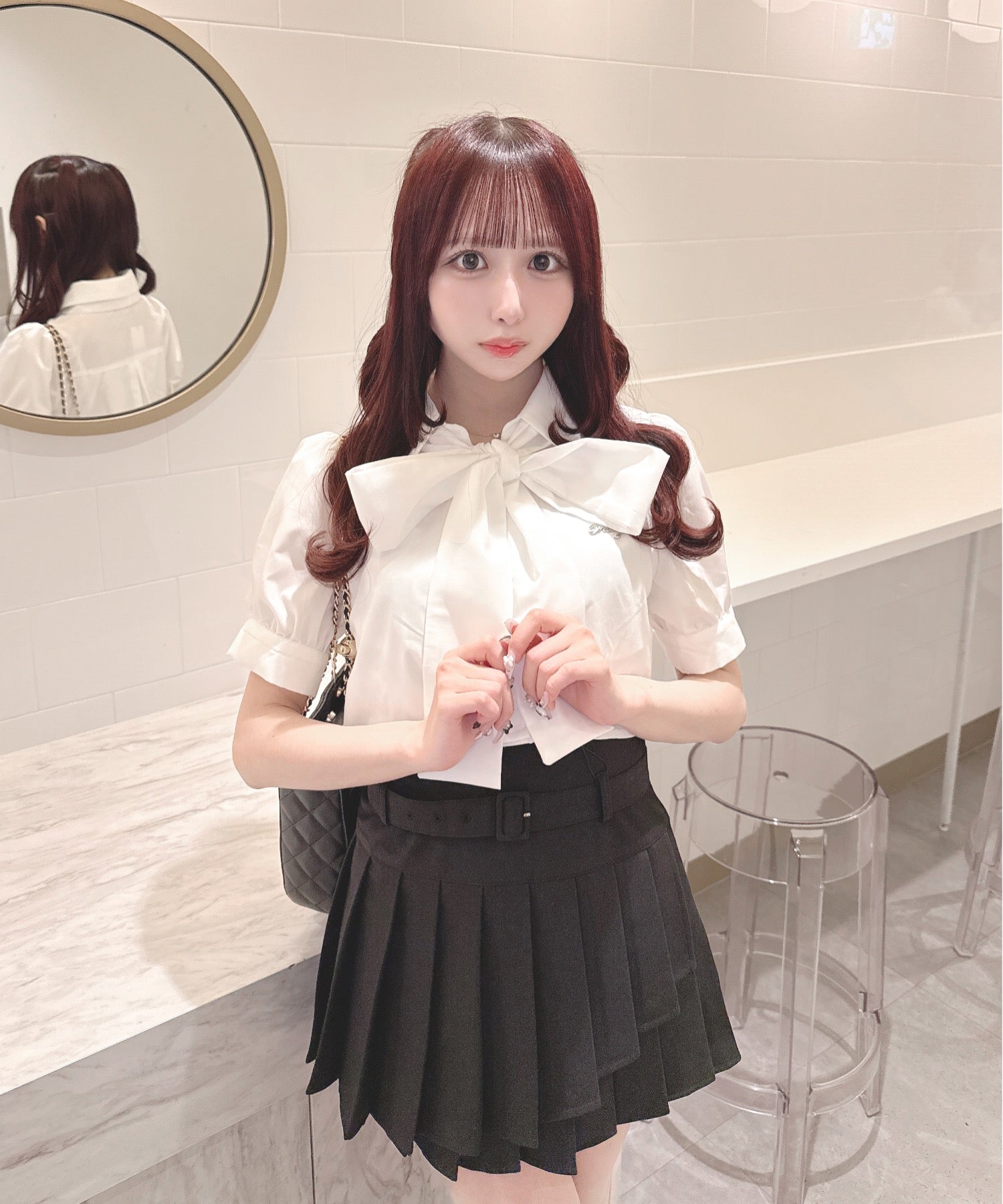 専用【Rouje☆1度のみ着用】SNS人気ブラウス リボンレイヤードブラウス – PARK by one way（パークバイワンウェイ）