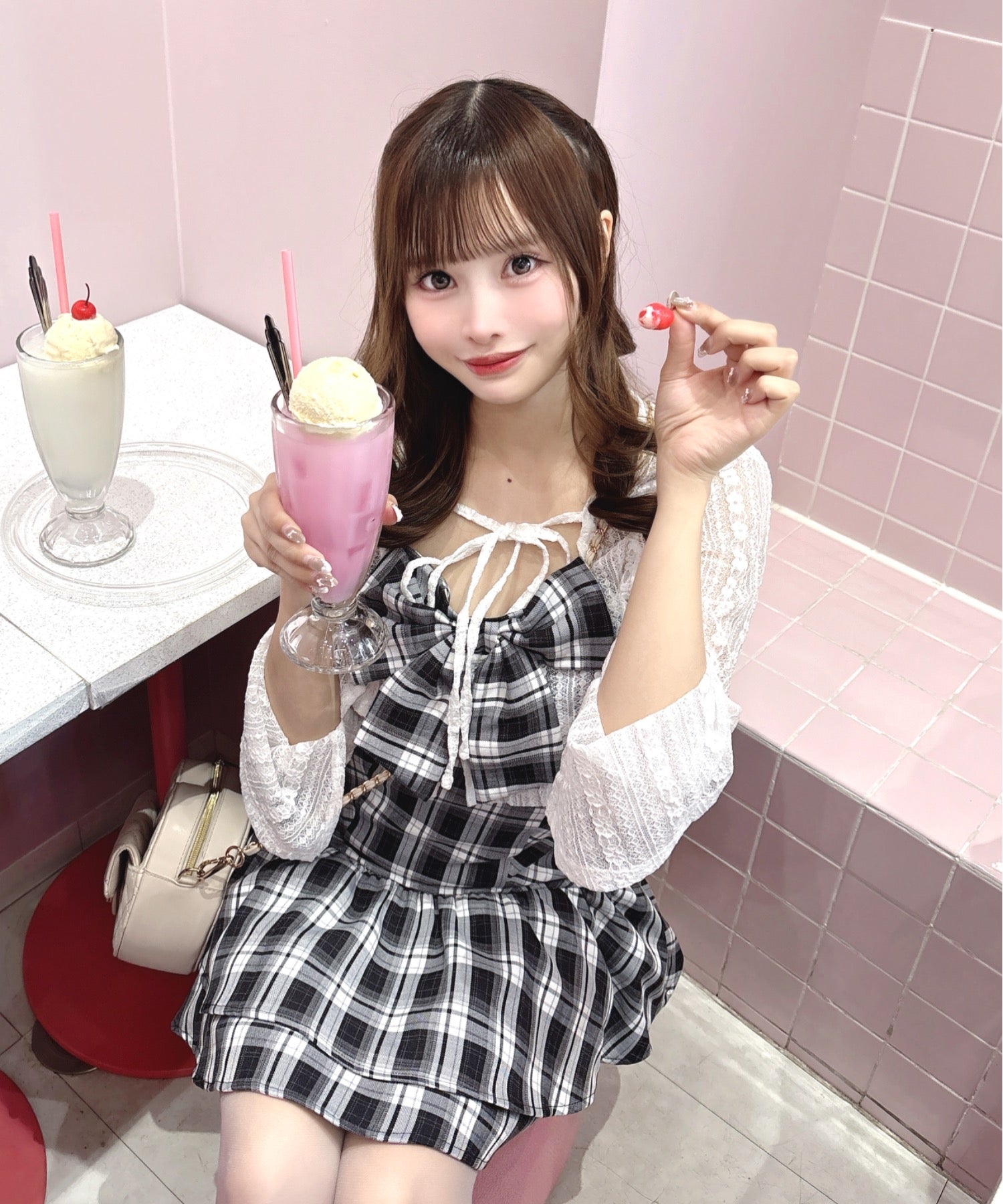 リボンアンサンブルワンピース(レース) – PARK by one way(パークバイ リボンアンサンブルワンピース(レース) – PARK by one way(パークバイ