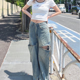 セパレートデニムパンツ