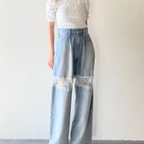 リボンフリルレイヤードトップス