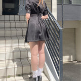 フロントジップワンピース