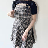 ショートニット×キャミワンピースセット
