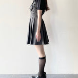 ショートニット×キャミワンピースセット