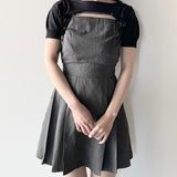 ショートニット×キャミワンピースセット