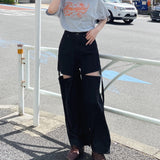 セパレートデニムパンツ