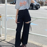 セパレートデニムパンツ