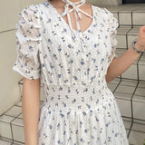 クロスストラップFlowerワンピース