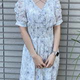 クロスストラップFlowerワンピース