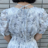 クロスストラップFlowerワンピース