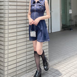 ノースリフロントジップワンピース