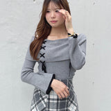 【予約商品 11月中旬発送】レーシングオフショルニット