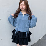 【予約商品 11月中旬発送】モールレーシングニット