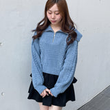 【予約商品 11月中旬発送】モールレーシングニット