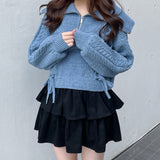 【予約商品 11月中旬発送】モールレーシングニット