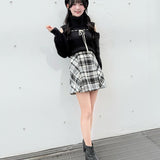 【予約商品10月中旬発送】ベロアリボンオフタートルニット