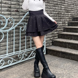 デコルテシアーフリルニット
