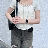 バイカラーレイヤードTシャツ