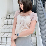 バイカラーレイヤードTシャツ