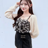 【予約商品 10月中旬発送】リボンキャミボレロアンサンブルニット