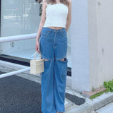 セパレートデニムパンツ