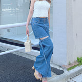 セパレートデニムパンツ