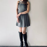 ショートニット×キャミワンピースセット