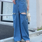 セパレートデニムパンツ