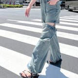 セパレートデニムパンツ