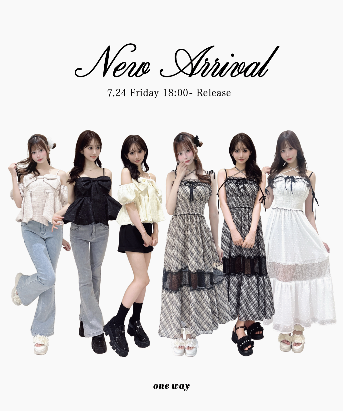 【one way】7月24日新作入荷アイテム特集