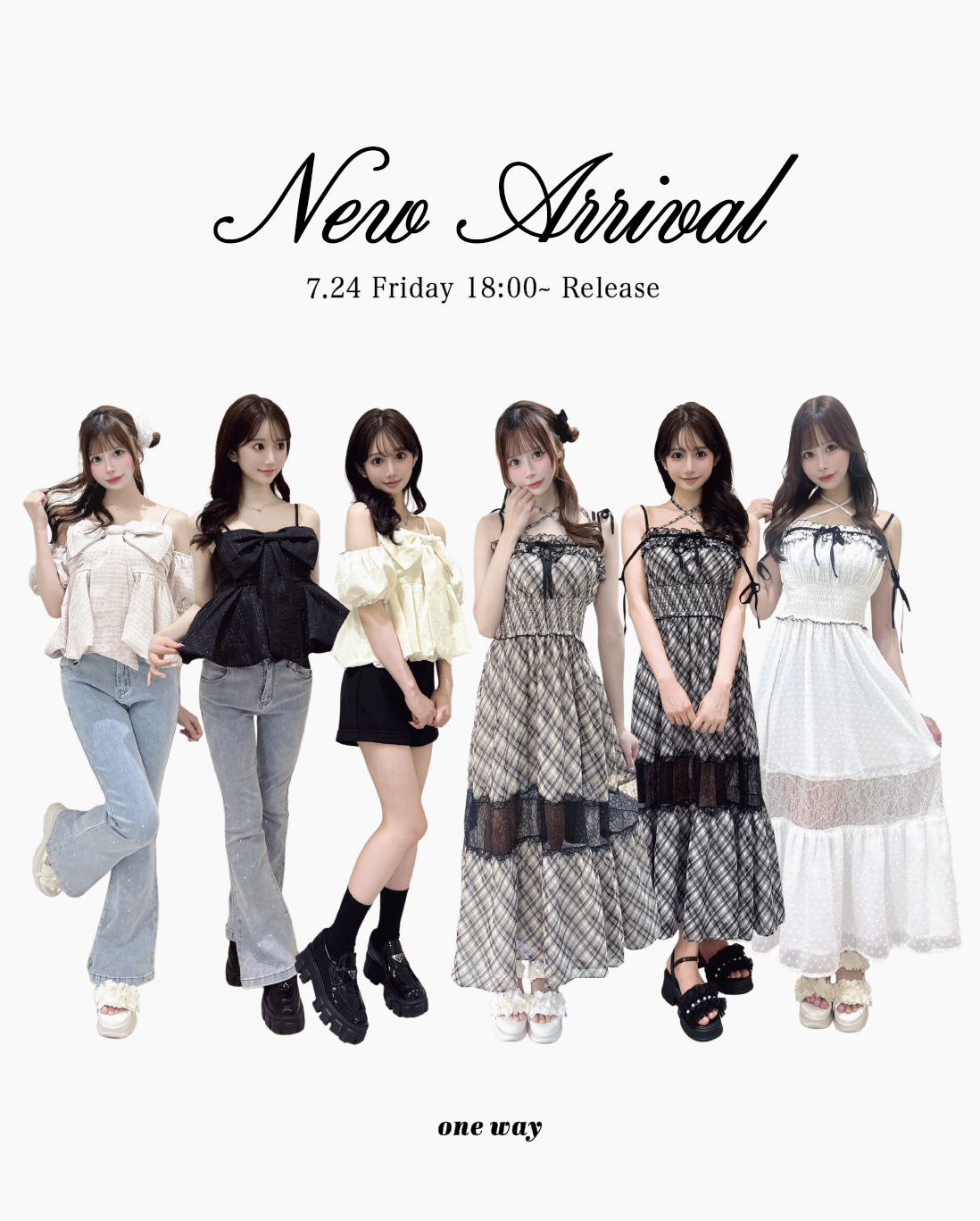 【one way】7月24日新作入荷アイテム特集