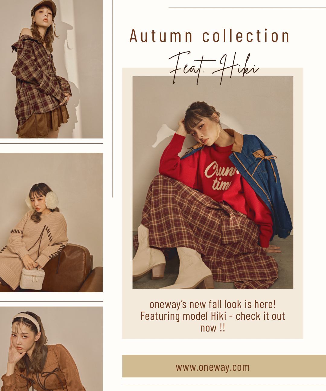 【oneway】Autumn Collection