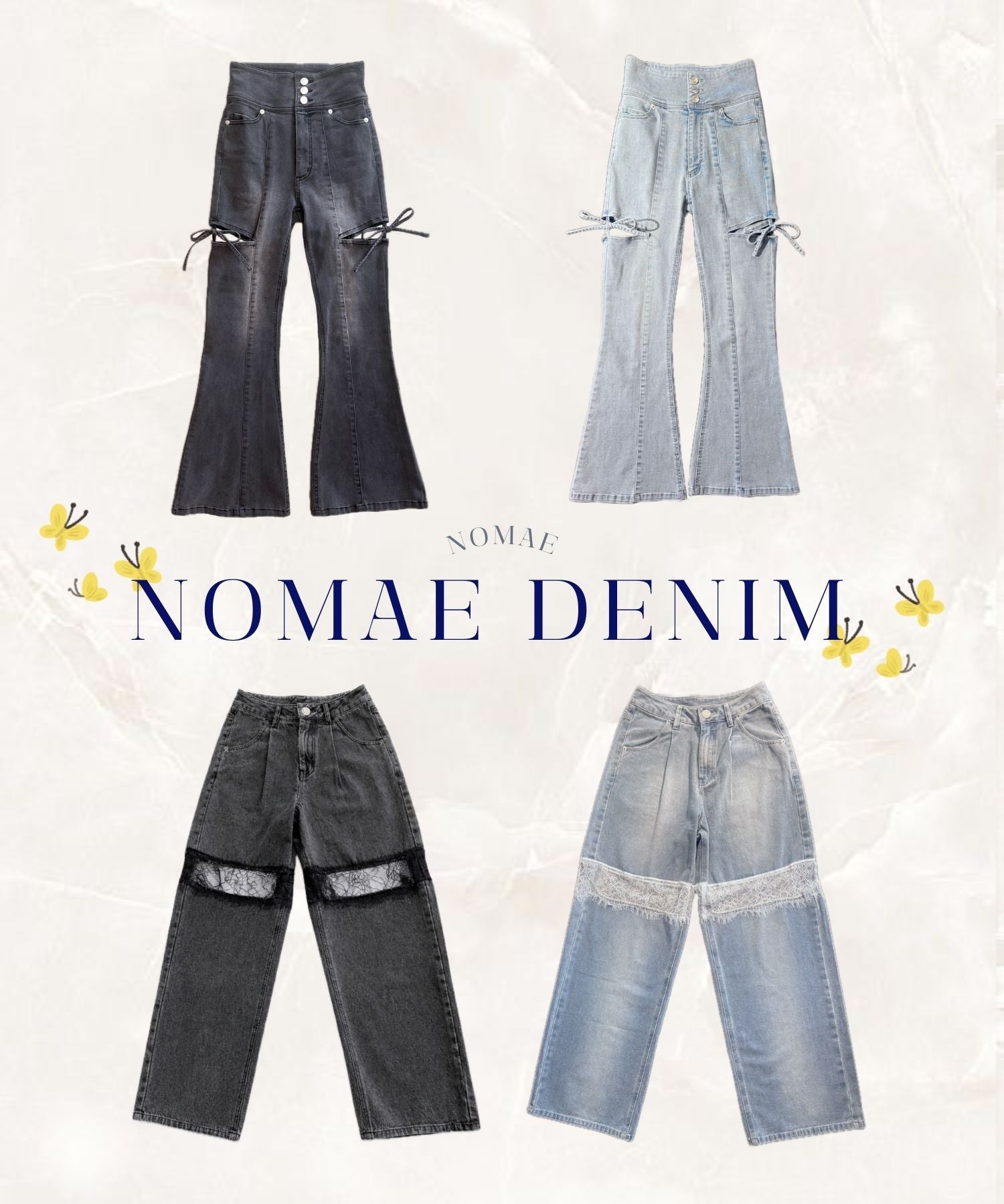 【NOMAE】デニムパンツ比較✧