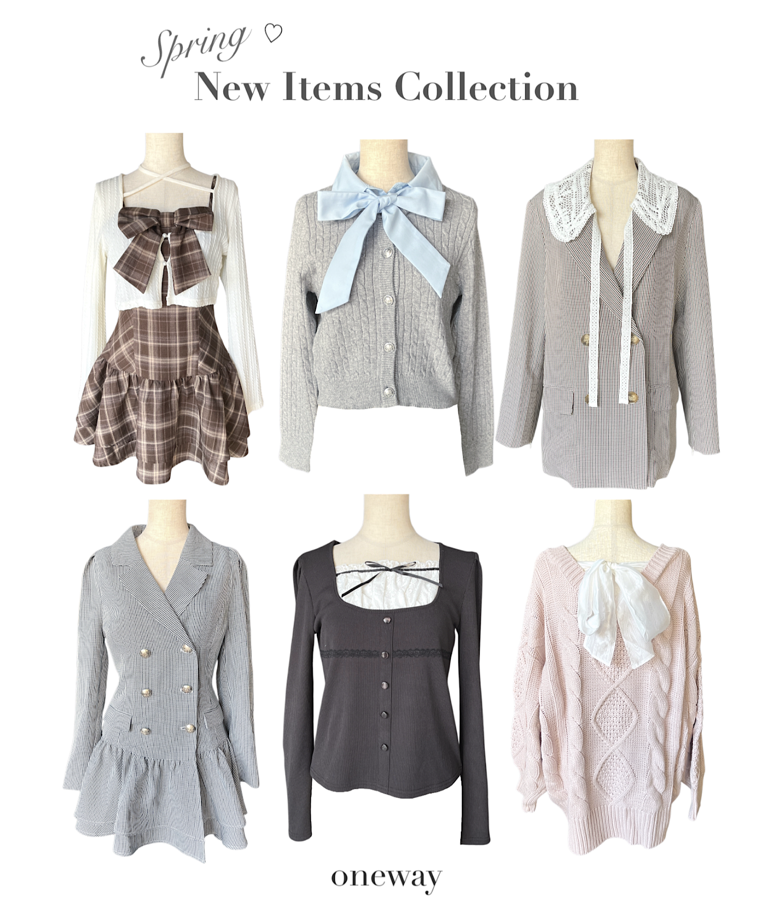 【oneway】春の新作チラ見せ♪