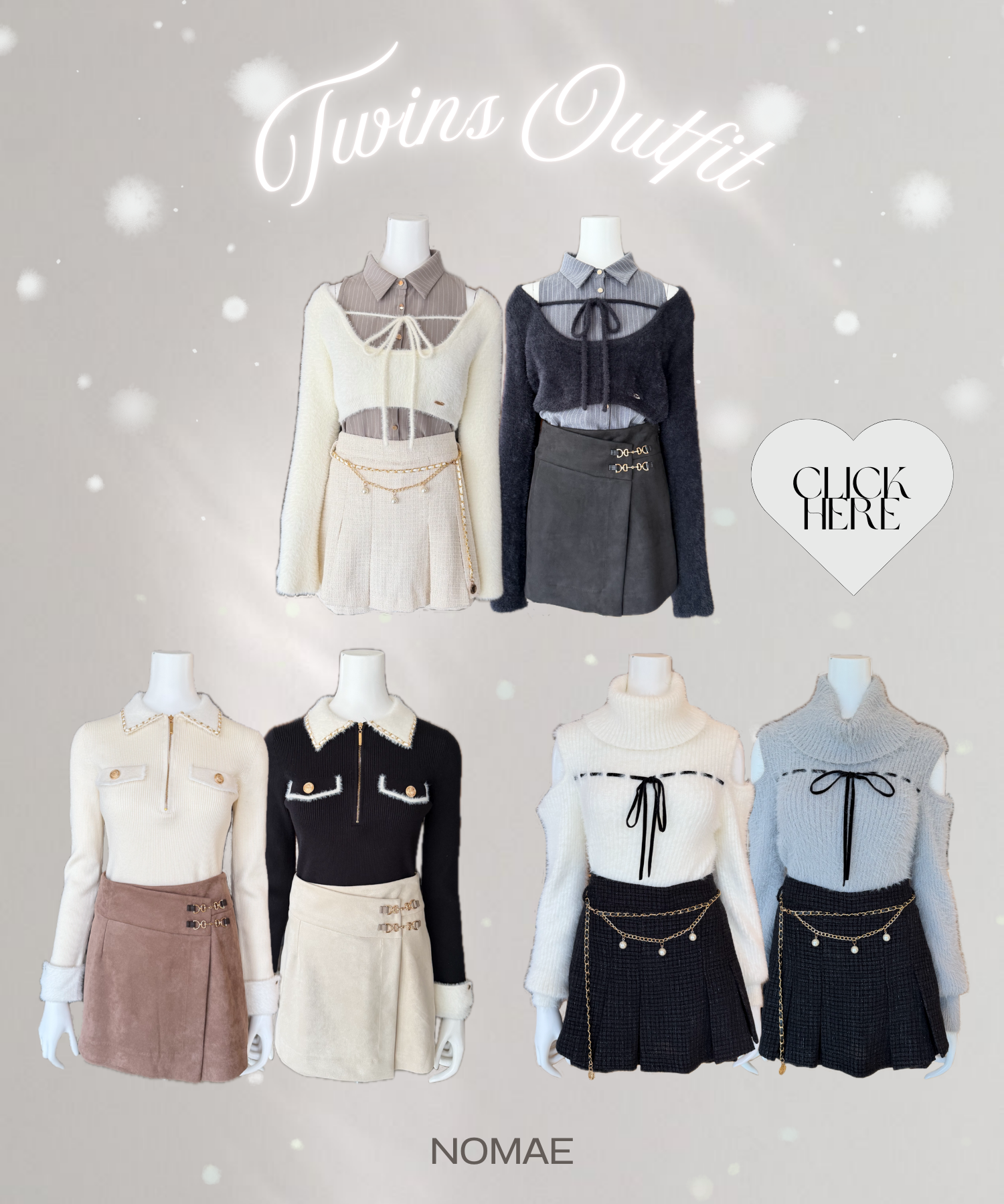 【NOMAE】双子コーデ3選♪