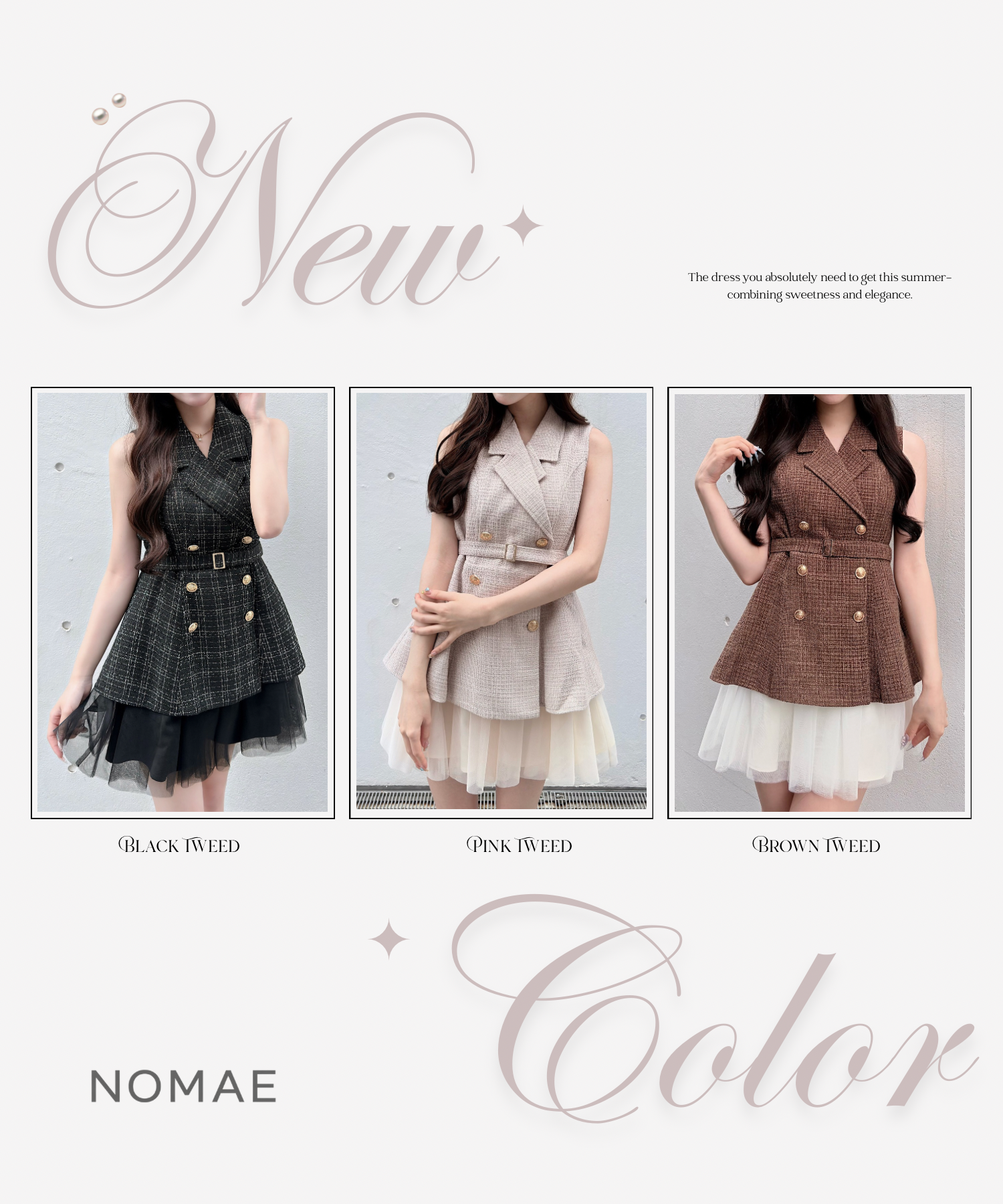【NOMAE】大人気ワンピに新色が登場♪