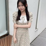 レイヤードロングワンピース