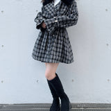 ティペット付きハーフコート