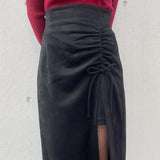 ギャザースリットスカート