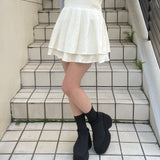 ダブルフレアスカート