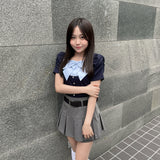 【予約商品　4月上旬発送予定】リボンレイヤードトップス