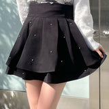 ダブルフレアスカート