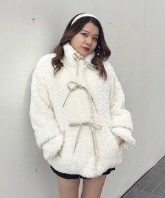 リボンボアジャケット