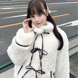 リボンボアジャケット