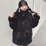 リボンボアジャケット