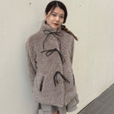 リボンボアジャケット