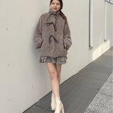 リボンボアジャケット