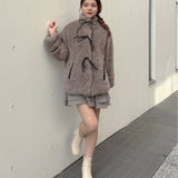 リボンボアジャケット