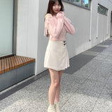 【予約商品 12月中旬発送】肩あきリボンニット