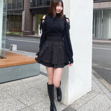 【予約商品 12月中旬発送】肩あきリボンニット