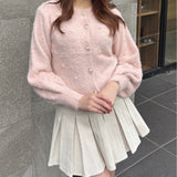 【予約商品 12月中旬発送】ビジューまみれフェザーカーデ